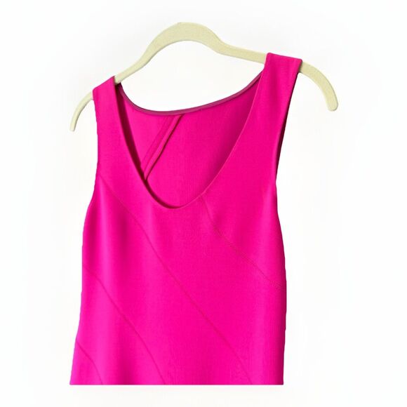 Derek Lam 10 Crosby Sleeveless Flare Ponte Mini Dress Rose Pink Approx. Small - Picture 3 of 16